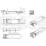 Модуль SNR SFP+ WDM, дальность до 20км (12dB), 1270нм, фото4