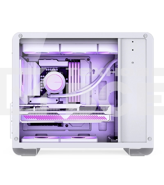 Корпус без блока питания JONSBO U4 Mini, Mini-Tower, TG, no fan, 1xUSB-A 3.0 + 1xUSB-C 3.2, mATX, mITX White