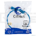 Шнур комм. Cabeus, кат. 5е, неэкр., U/UTP, RJ45/RJ45, LSZH, AWG24, 0.5м, синий, фото3