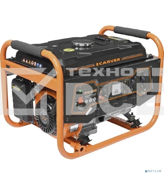 Электрогенератор бензиновый Carver PPG-3600, 2.8 кВт, 67 дБ, 40 кг
