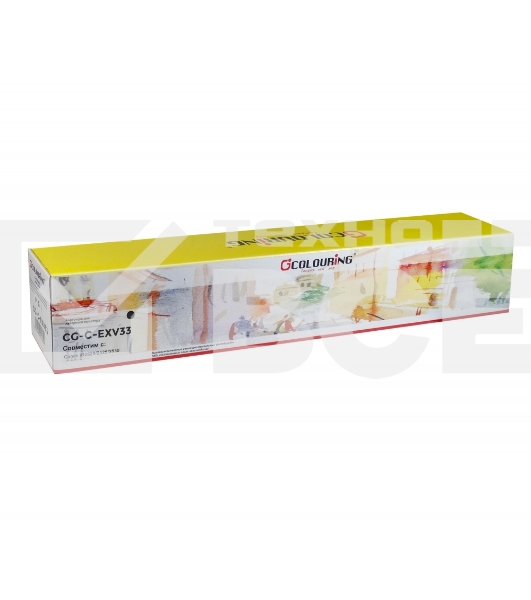 Картридж лазерный Colouring CG-C-EXV33 (2785B002) черный (14300 копий) для принтеров Canon IR2520/2525/2530