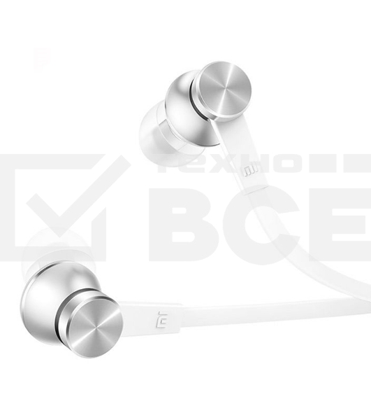 Наушники Xiaomi Mi In-Ear Headfones Basic Silver