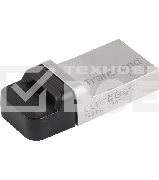 Флеш диск Transcend 32GB JetFlash 880, USB 3.0 OTG ,Металл