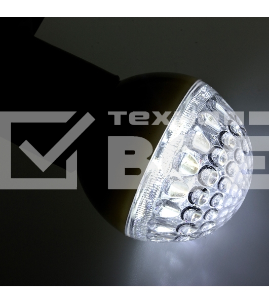Лампа шар e27 9 LED Ø50мм белая