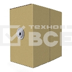 Кабель сетевой Buro BU-CCA-045 UTP 4 пары cat5E solid 0.45мм CCA 305м серый, фото 1