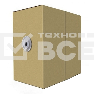 Кабель сетевой Buro BU-CCA-045 UTP 4 пары cat5E solid 0.45мм CCA 305м серый