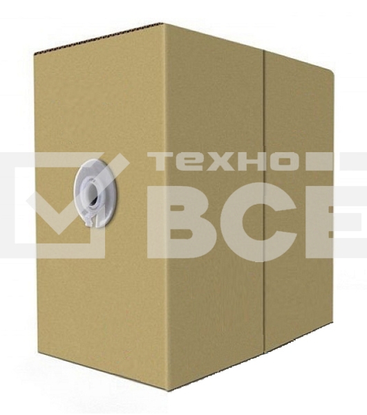 Кабель сетевой Buro BU-CCA-045 UTP 4 пары cat5E solid 0.45мм CCA 305м серый