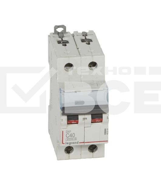 Авт.выкл.DX3 2П С40A 6000/10kA