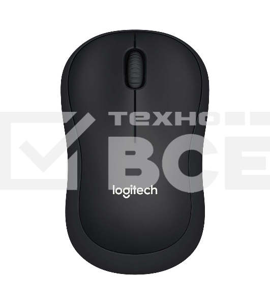 Мышь беспроводная Logitech M220 SILENT черный, 1000 dpi, радиоканал, USB, кнопки - 3