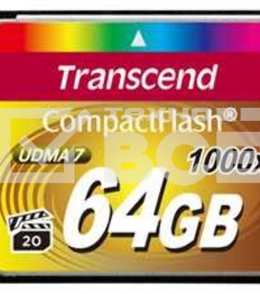 Флеш карта CF 64Gb Transcend TS64GCF1000 (1000X) 