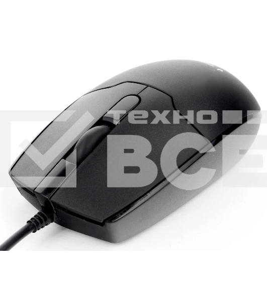 Мышь проводная Gembird MOP-425 черный, 1000 dpi, USB, кнопки - 3