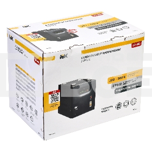 Стабилизатор напряжения IEK Expand 10кВА однофазный черный (IVS21-1-010-11)