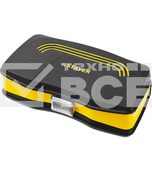 Биты и торцовые головки с трещоткой и воротком 39шт STAYER PROFI 25135-H39