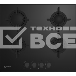Газовая варочная поверхность Indesit INGT 61 IC/BK черный