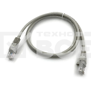 Патч-корд Buro LSZH UTP cat5E 1м серый RJ-45 (m)-RJ-45 (m) (UTP-5E-1M-G-LSZH)