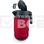 Чайник Bosch TWK7L464, 1.7л, 2400 Вт., нерж.сталь, покрытая эмалью, красный,шкала уровня воды, фото17