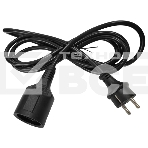 Удлинитель, вилка Schuko прямая - розетка Schuko, 3х1.5, 220 В, 16А, черный, 7 метров, фото2