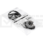 Кабель питания ExeGate Special PC-3S (Евровилка Schuko->C13, 3*1.0mm2, CCA, черный, 3м), фото 1