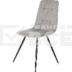 Стул для дома Бюрократ CH-K1_4 комплект 4шт св.серый Holland 09 металл черный на ножках, фото10