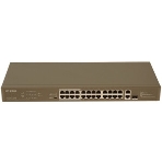 Коммутатор IP-COM F1126P-24-250W PoE неуправляемый 26-Ports 10/100 Mbps Base-TX + 1-Port 1000 Base-X SFP/24-Ports PoE (PoE бюджет 230W), фото8