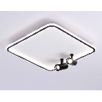 Светильник Ambrella light FL5115/1+2 WH/BK белый/черный 97W 3000K-6400K 480*480*130 (ПДУ ИК), фото7