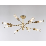 Люстра Ambrella light LH55162/8 BS/CL латунь/прозрачный E14/8 max 40W D930*330, фото3