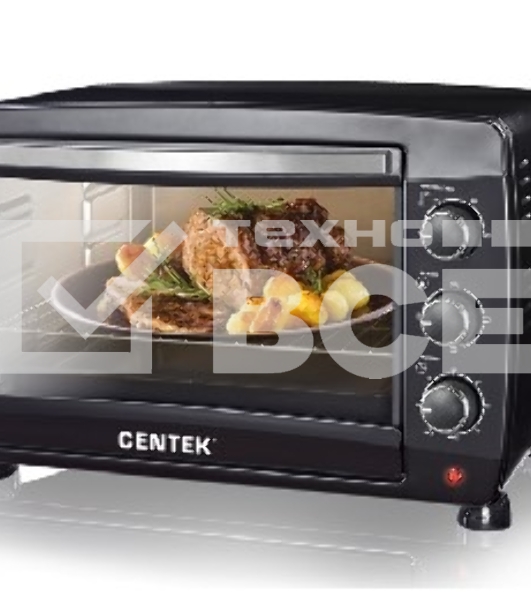 Мини-печь Centek CT-1532-46 (черн) <46л> 2000Вт, таймер 90 мин, 4 режима, max 320°