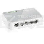 Коммутатор TP-Link SOHO TL-SF1005D Коммутатор 5-port 10/100M mini Desktop Switch, 5 10/100M RJ45 ports, Plastic case, фото9