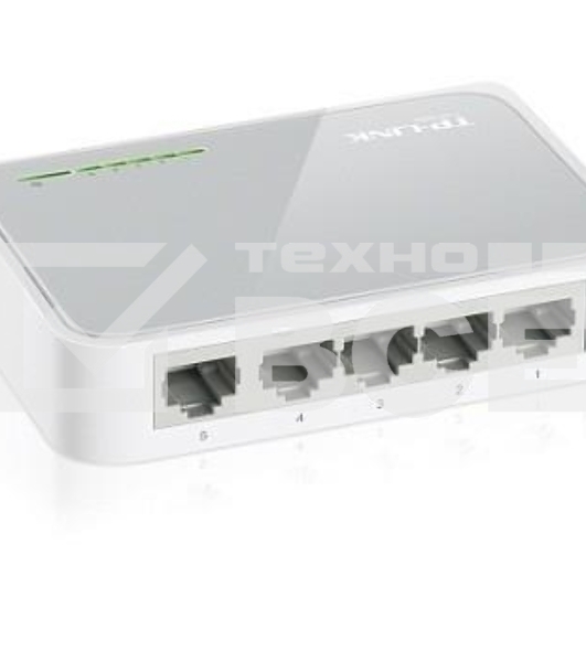 Коммутатор TP-Link SOHO TL-SF1005D Коммутатор 5-port 10/100M mini Desktop Switch, 5 10/100M RJ45 ports, Plastic case