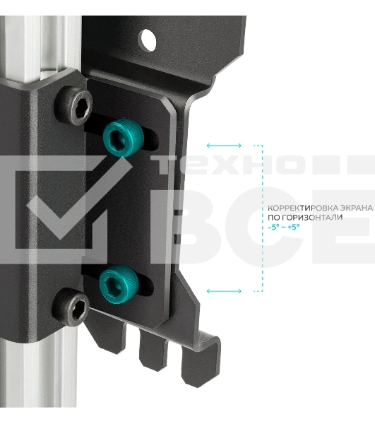 Потолочный кронштейн ONKRON CR1S для телевизора 10”- 40