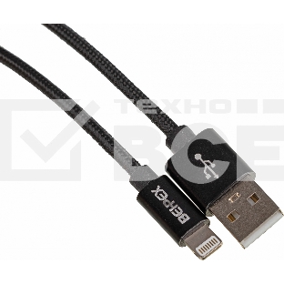 Кабель USB (m)-Lightning (m) 2м черный