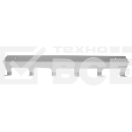 Вешалка навесная на дверь, 6 крючков, белый Rexant, фото2