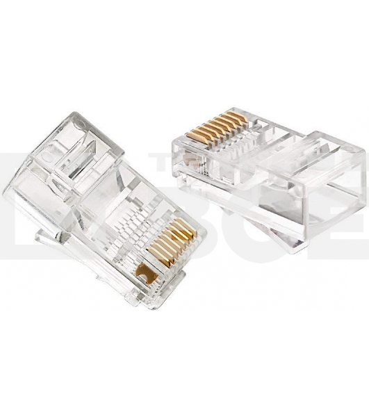 Коннектор Premier (6-008) кат.5e RJ45 прозрачный