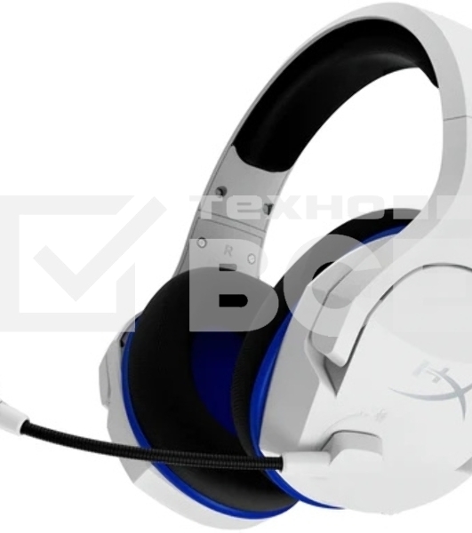 Наушники с микрофоном HyperX Cloud Stinger Core белый/голубой накладные Radio оголовье (4P5J1AA)