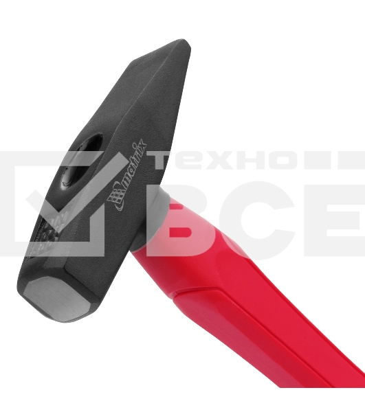 Молоток слесарный Matrix ''optimal'', 300 г, фибергласовая обрезиненная рукоятка, квадратный боек