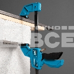 Струбцина Gross 20702 реечная быстрозаж. пистолет. пошаг.механизм пл. корпус 300мм, фото3