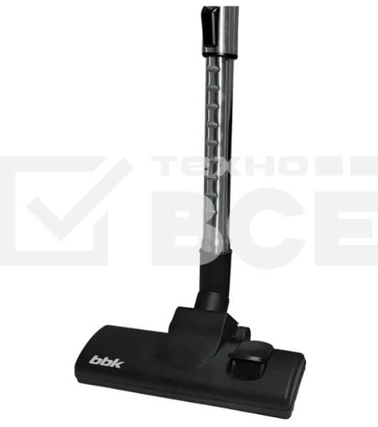 Пылесос BBK BV1503 (черный/темно-серый), 2000Вт, без мешка, объем контейнера для пыли 2,5л, мощность 320 Вт