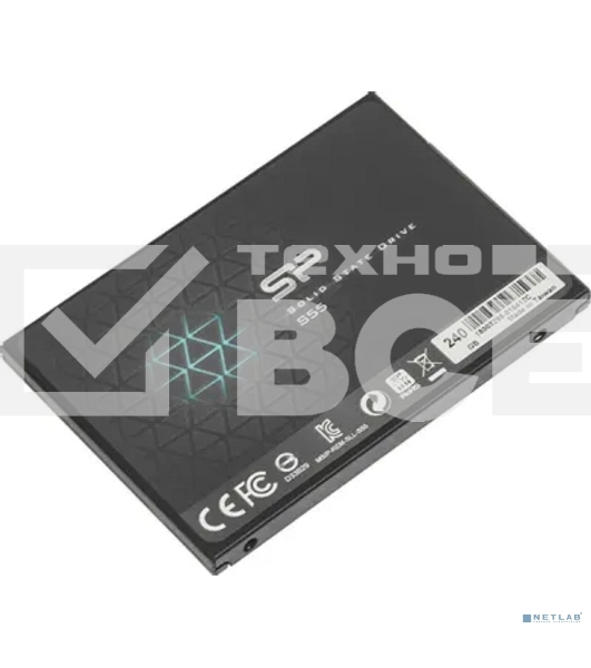 Накопитель SSD SiliconPower Slim S55, 240Gb, SATA, 2.5