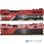 Оперативная память Patriot Viper Elite II, DDR4, 16GB (2x8 GB), 3200 MHz, CL18, радиатор, красный, чёрный, фото6