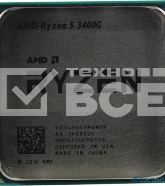 Процессор AMD Ryzen 5 3400G Soc-AM4 3.7GHz OEM
