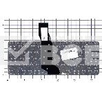 Клавиатура для ноутбука HP Stream 11-ak белая, фото 1