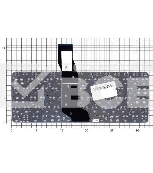 Клавиатура для ноутбука HP Stream 11-ak белая