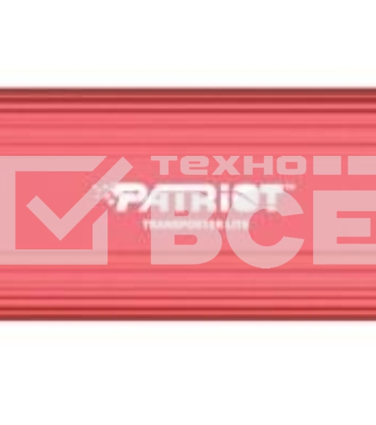 Внешний накопитель SSD Patriot 1TB USB-C , Transporter Lite, R/W 1000MB/1000MB/s, красный