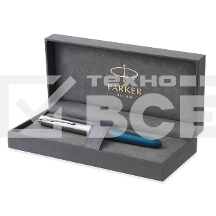 Ручка перьевая Parker 51 Core (CW2123506) Teal Blue CT, F, сталь нержавеющая, подарочная коробка