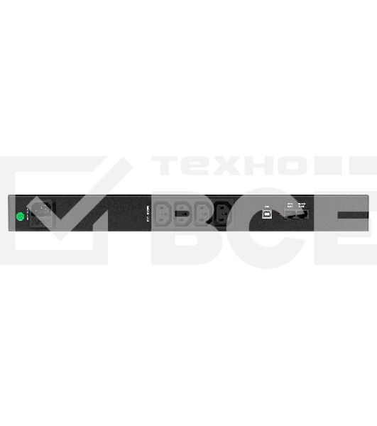 Источник бесперебойного питания ExeGate 1U ServerRM UNL-650.LCD.AVR.4C13.RJ.USB.1U <650VA/360W, LCD, AVR, 4*C13, RJ, USB, 1U, установка в стойку, Black>