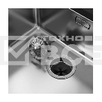Измельчитель отходов Kuppersberg WS 750 V, High-Tech, мощность 750 Вт, 3800-4200 об/мин, защита от перегрева, авто выключение, DC мотор, шумоизоляция, уровень шума 70 дБ, цвет винный, фото4