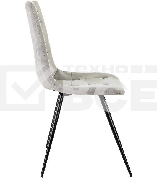 Стул для дома Бюрократ CH-K1_4 комплект 4шт св.серый Holland 09 металл черный на ножках