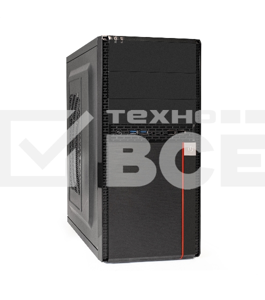 Компьютерный корпус Minitower ExeGate MA-371X-UNS450 (mATX, БП UNS450 с вент. 12см, 2*USB+2*USB 3.0, аудио, черный)