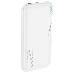 Портативный аккумулятор 10000mAh 2USB+1Type-C+1Micro USB 2.0A Hoco J158A (White), фото5