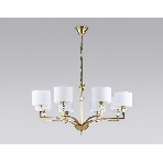 Люстра Ambrella light LH71133/8 BS/WH латунь/белый E14/8 max 40W D840*880, фото5